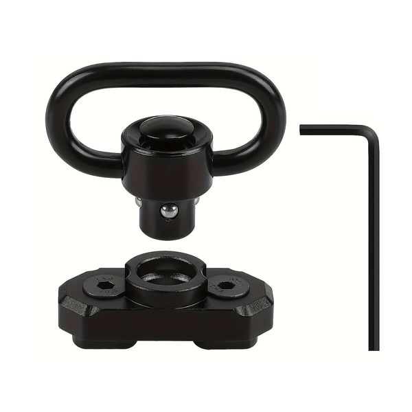 [THREE RABBITS] Sling & Mloc Sling Mount - Adjustable Extra Long 2 Point Traditional Sling for M-Lock Rail System
