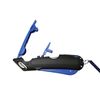 Cosco Box Cutter Knife with Shielded Blad Storage Compartment, Self-Retracting Cutter with Belt Holster for Boxes, Carboard, Cartons and Plastics, Black and Blue (091524)
