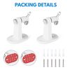 2Pack Adjustable Security Wall Mount Bracket for Ring Stick Up Cam & Ring Indoor Cam(1st Gen), Perfect View Angle for Ring Surveillance Camera System - White