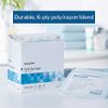 McKesson Split Sponges, 6-Ply Sterile, I.V. and Tracheostomy Dressings, Polyester/Rayon Blend, 4 in x 4 in, 25 Packs of 2 (50 Total)