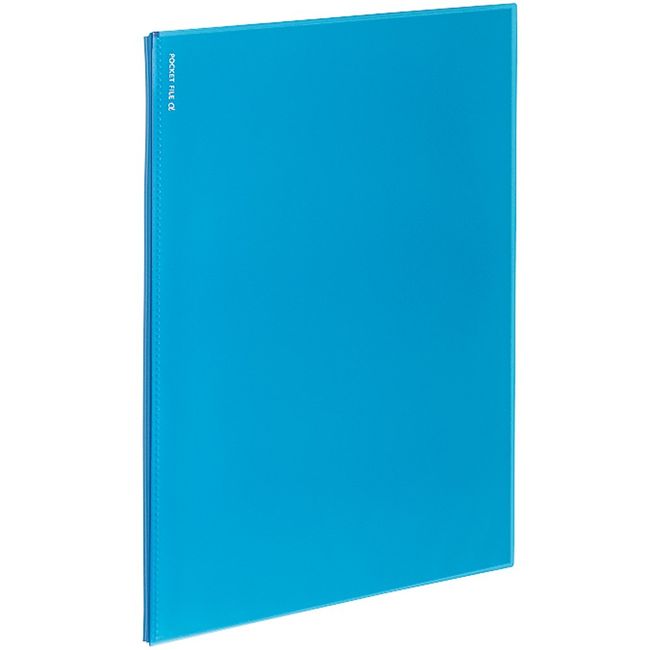 Kokuyo Novita α A4 Pocket File, 12 Pockets, Light Blue La - NF12LB