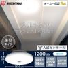 Iris Ohyama SCL12NMS-UU Small Ceiling Light, Thin, 1,200 lm, With Motion Sensor, Daylight White