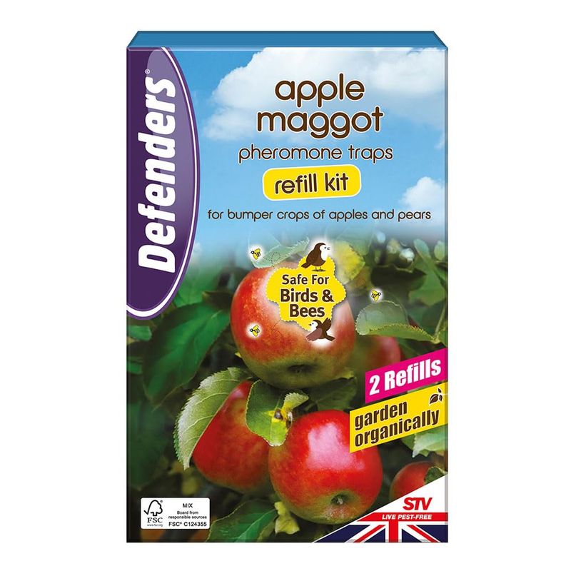 Defenders Apple Maggot Pheromone Trap Refill Kit – Twinpack For Bumper Crops of Apples and Pears