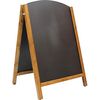 ValueChalk ABoard - Wooden Frame Chalkaboard, Hardboard BackPanel (Small, Hardware Only)