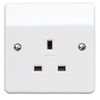 MK K780WHI 13 amp 1-Gang Socket, Standard White