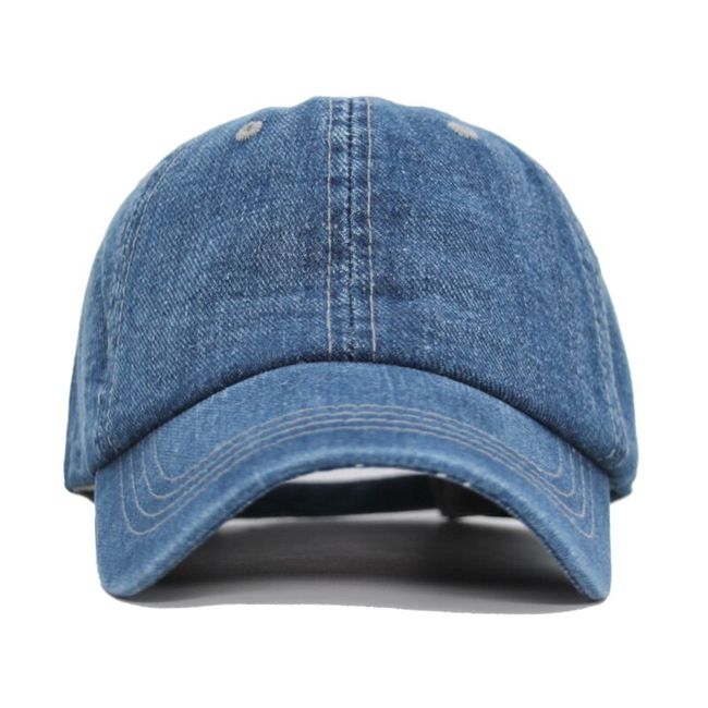 Unisex Solid Denim Baseball Cap Blank Washed Jean Hat Casquette Adjustable  Snapback Hats Caps For Men And Women