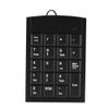 Waterproof USB Number Pads - Numeric Keypad Numpad 19 Keys Mini USB Keyboard Support Each System for Laptop, PC, Desktop, Notebook, Computer, Black