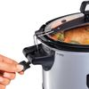 Hamilton Beach Programmable 6 Quart Slow Cooker, Temp Probe, Silver NEW 33867