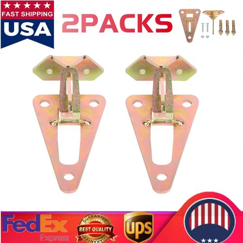 2Pcs Garage Lock for Roller Doors Tilt Doors Zinc Plated Garage Door Locks US