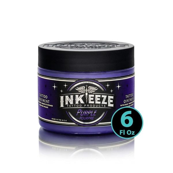 INK-EEZE Ink-EEZE Viola Glide non Petroleum Tatuaggio Unguento 6 once Jar