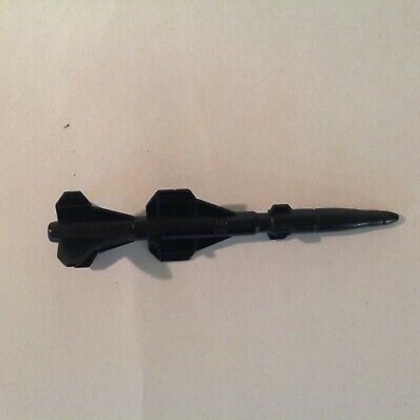 Vtg Toy Weapon Accessory Black Rocket Projectile Missile XT Caution Hi Tech DD