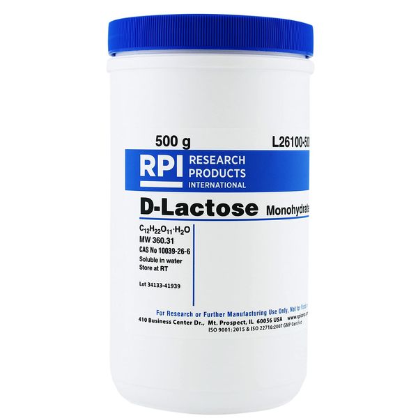 D-Lactose Monohydrate, 500 Grams