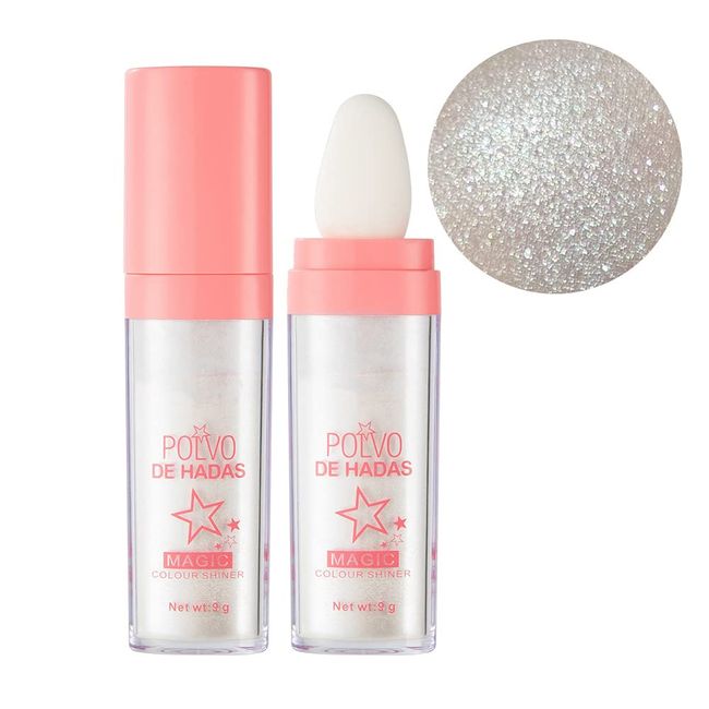 Fairy Highlighter Powder Body Highlighter,Glitter Highlighter,Fairy , Body Glitter Powder Pen,Magic Colour Shiner Powder-White