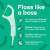 Plackers Micro Line Dental Floss Picks, Fold-Out FlipPick, Tuffloss, Easy Storag