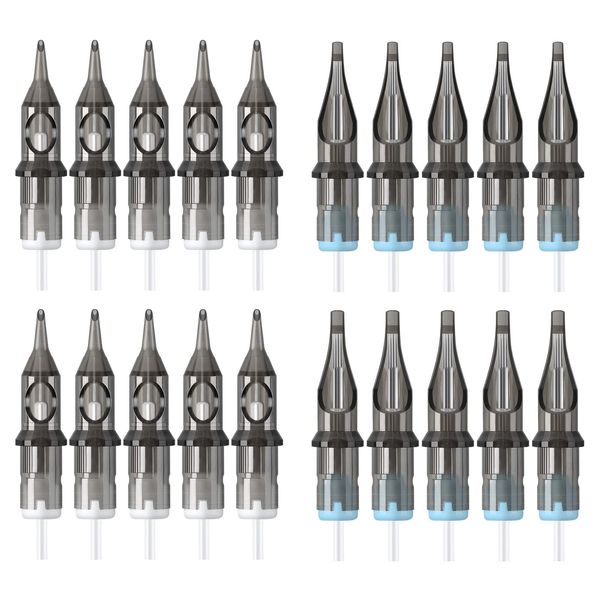 Tatooine Tattoo Cartridge Nadeln - 20PCS Mixed Needles 3RL 5RL 5M1 7M1 Permanent Make-up Round Liner Shader Magnum für Tattoo Supplies Cartridge Machine Pens