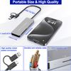 USB C USB 3.0 Memory Stick Pro Duo Card Reader, 6 in 1 SD/TF/M2/MS/CF/XD Picture Card Reader for Computer/Android/Micro SD/, Multi Card Reader Supports 5Gbps Speed, Five Cards Read Simultaneously