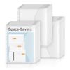 NOTEZMATE A4 Punched Pockets,24pcs Document Pockets,Transparent Document Envelope Folder with Button Closure,Strong Plastic Folders for Paperwork A4 for Home Office School,Paperwork Stationery