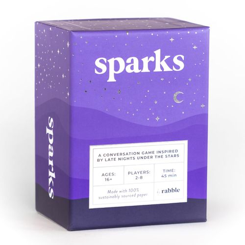 Sparks - A Conversation Cards Game Inspired by The Stars | 2-8 Players, Party Games for Couples, Groups, Date Night, Adults, Teens, Family, Icebreakers. Gift for Astrology and Tarot Fans