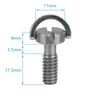 Shaft D-Ring 1/4 Inch Screw for Camera Tripod Monopod QR Plate,Quick Release Plate