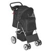 Pet Stroller 4 Wheels Dog Cat Stroller Foldable Puppy Stroller with Cup Holder