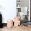 Nobel Classic Plastic Pedal Bin - Ivory assorted sizes (12 litres Ivory Plastic)