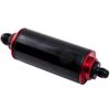 Inline Fuel Filter High Flow 100 Micron Cleanable AN6 AN8 AN10 Adapter universal