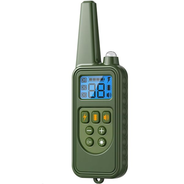 Dog Training Collar Accessory, Replacement Dog Shock Collar Remote Control, for D8 Series (Green)