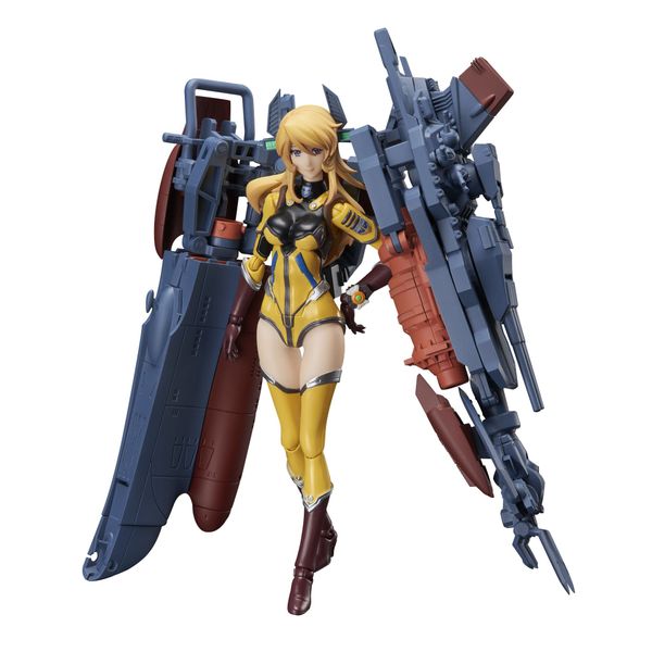 Armor Girls Project, Space Battleship Yamato 2202, Yamato Armor x Yuki Mori, Approximately 5.9 Inches (150 mm), ABS & P VC & Metal (Chain Parts) Make, Pre - Painted, Articulated Figurine