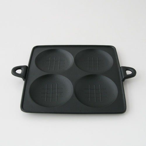 IH対応/南部鉄器 小笠原陸兆 おにぎり焼き器