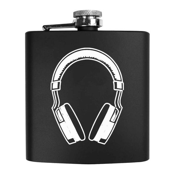 6oz (170ml) 'Wireless Gaming Headset' Pocket Hip Flask (HP00028726)