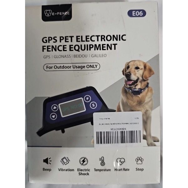 E-Fence GPS Pet Dog Electronic Fence Equipment Collar (E06)