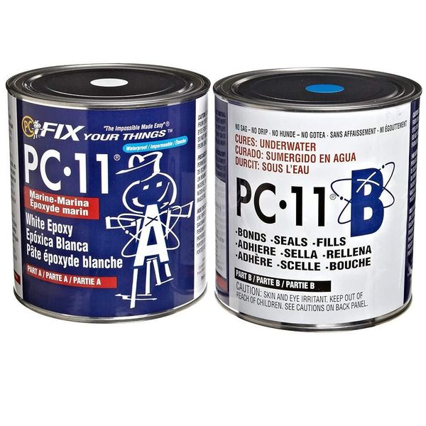 PC Products 128114 PC-11 Two-Part Mare Epoxy Adhesive Paste Off White 8 lb