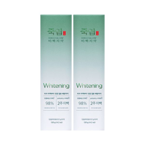 [Bamboo Salt] Gum Care Whitening Toothpaste 120g x 2