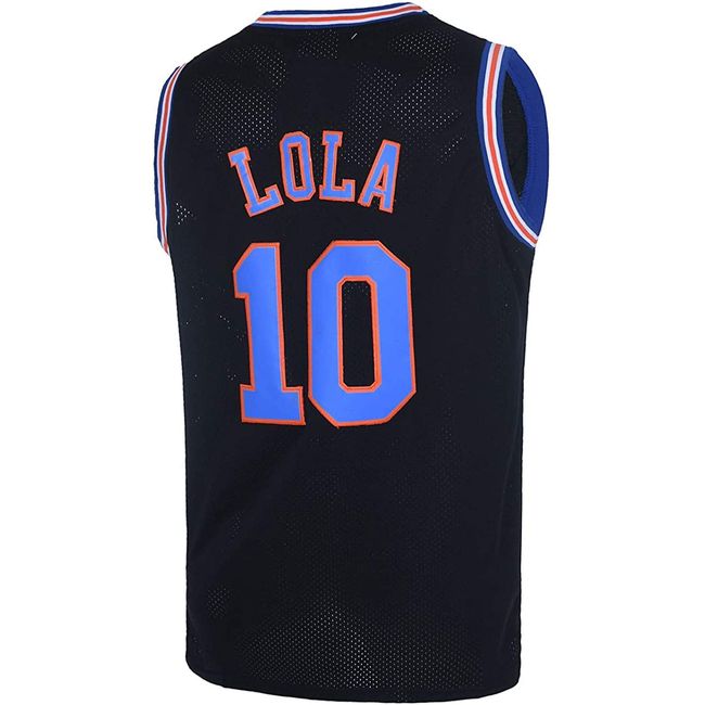  Mens Basketball Jerseys #10 Lola Space Movie Jersey