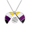 Non-Binary Gift Non Binary Pride Queer Gift Non Binary Flag I'm the NON-Binary Sheep in the Family Open Locket Necklace (NON-Binary Sheep- N EU)