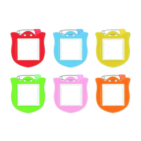 共栄 Plastic Tulip A Name Tag, 1 Pack C – 71 – 1 – , safety pink