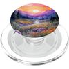 Sunset Mountains Landscape Nature Pine Tree Forest PopSockets MagSafe PopGrip for iPhone
