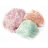 Halite, Rose Quartz, & Aquamarine Rough Crystal Mineral Specimen Bundle