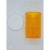 2 Pack, 20 Dram Snap Cap, Pill Herb Vials Bottles w/lids, Amber