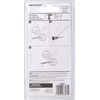 Hardware Essentials 851541 White Plastic Pole Socket Set-1-3/8"