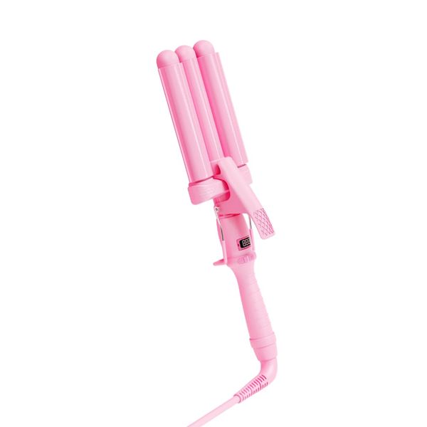 Mermade Hair | 1" Mini Pro Waver | Three Barrel Curling Iron for Beach Waves