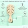 Detangling Brush Mini Natural Fibre #Beige