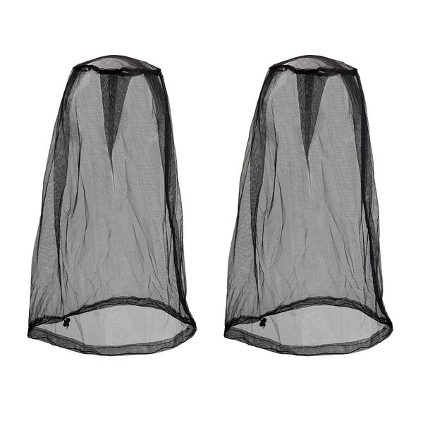 Matory 2 Pieces Mosquito Head Net Face Mesh Head Cover Bugs Flies Repellent Mesh Netting Cover for Beekeeper Fishing Camping Gardening Outdoor Activities