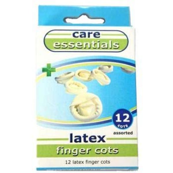 Fortuna Latex Finger Cots - 12 cots