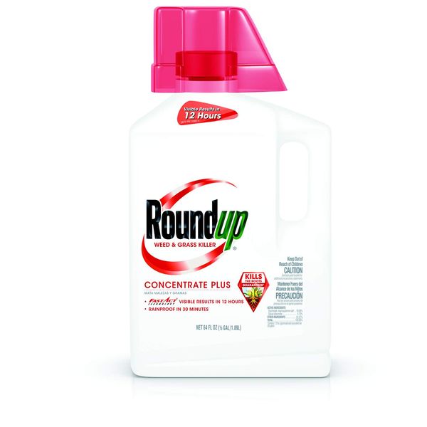 Roundup 5006040 Weed and Grass Killer Concentrate Plus, 1/2-Gallon