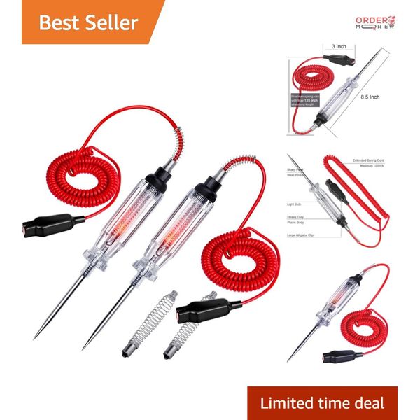 2PCS Automotive  Light with Durable Build & Extra Replacement Bulb