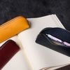 Lemma Pencil Case, Genuine Leather, Large Capacity, Pen Case, High School Students