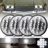 4PCS 5 3/4" 5.75" inch Projector LED Headlights Sealed Beam Round Light Bulbs