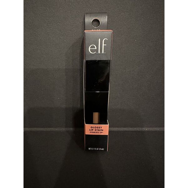 e.l.f. Glossy Lip Stain Pinkies Up 81682 .1 Fl Oz 3 mL