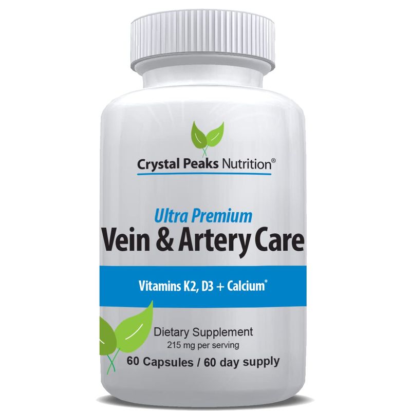 CRYSTAL PEAKS NUTRITION Vein and Artery Care - Supplement for Men ...
